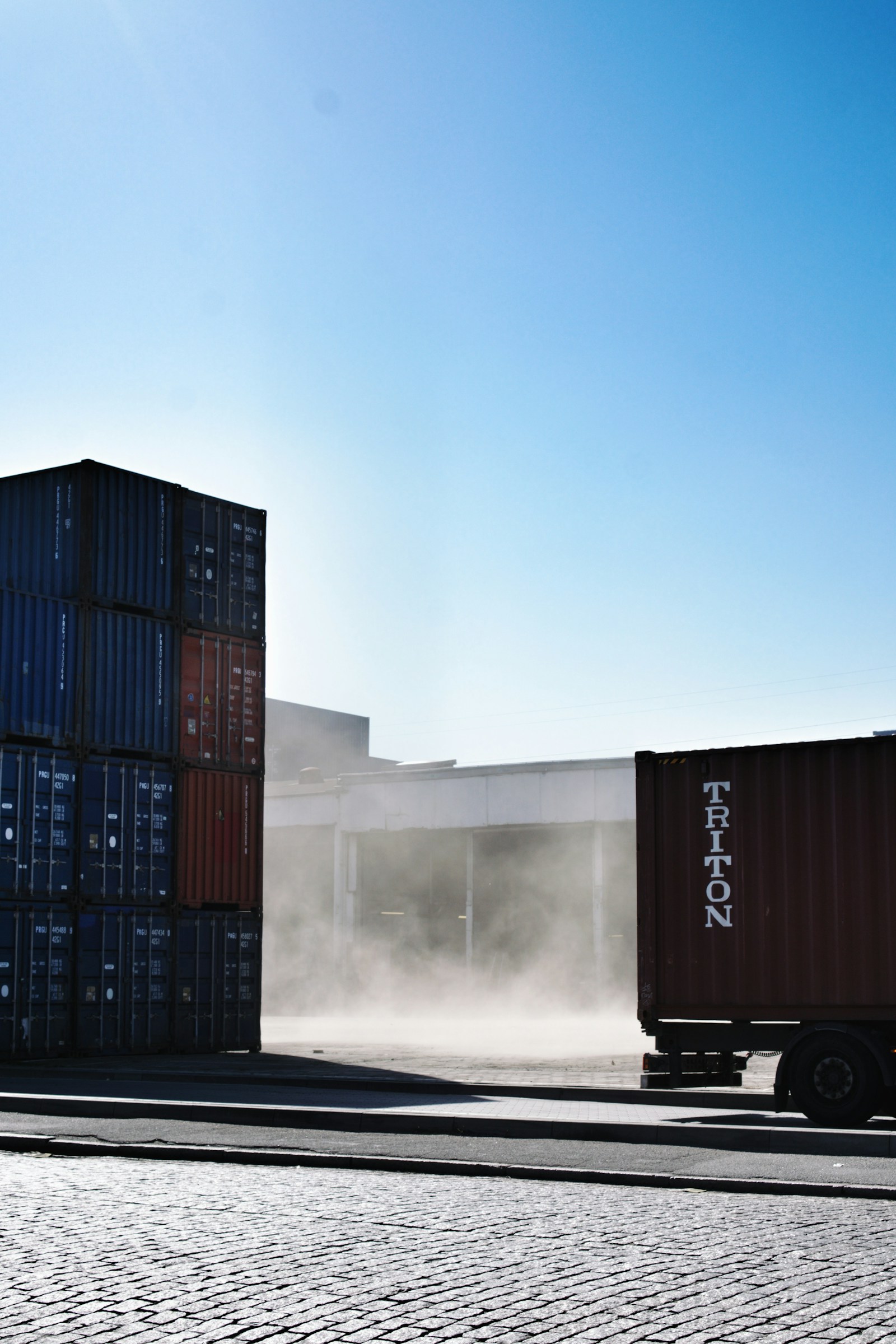 Container terminal in Hamburg